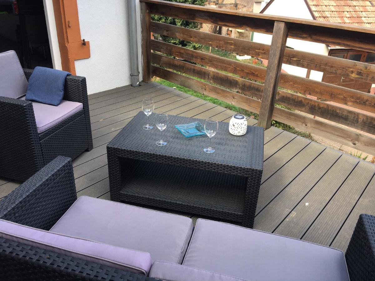 Meuble Tout Confort, Avec Terrasse Нидерброн-ле-Бен Екстериор снимка